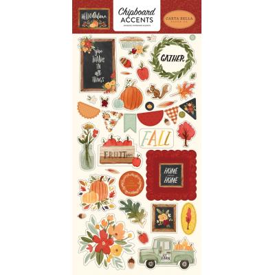 Carta Bella Hello Autumn Sticker - Chipboard Accents